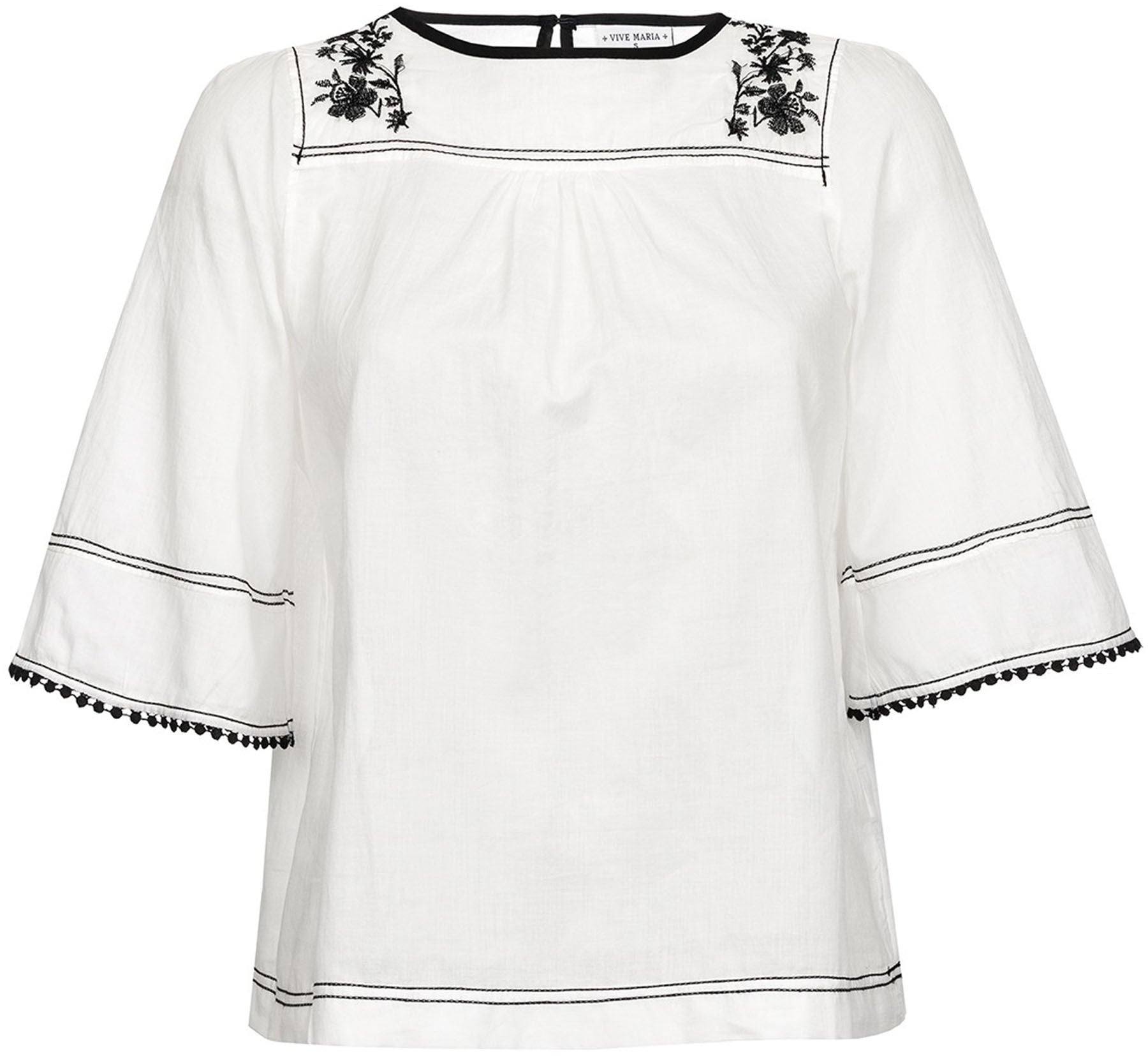 Vive_Maria_FOLK_CAPRI_Folklore_Vintage_TUNIKA_Bluse_killer_kirsche
