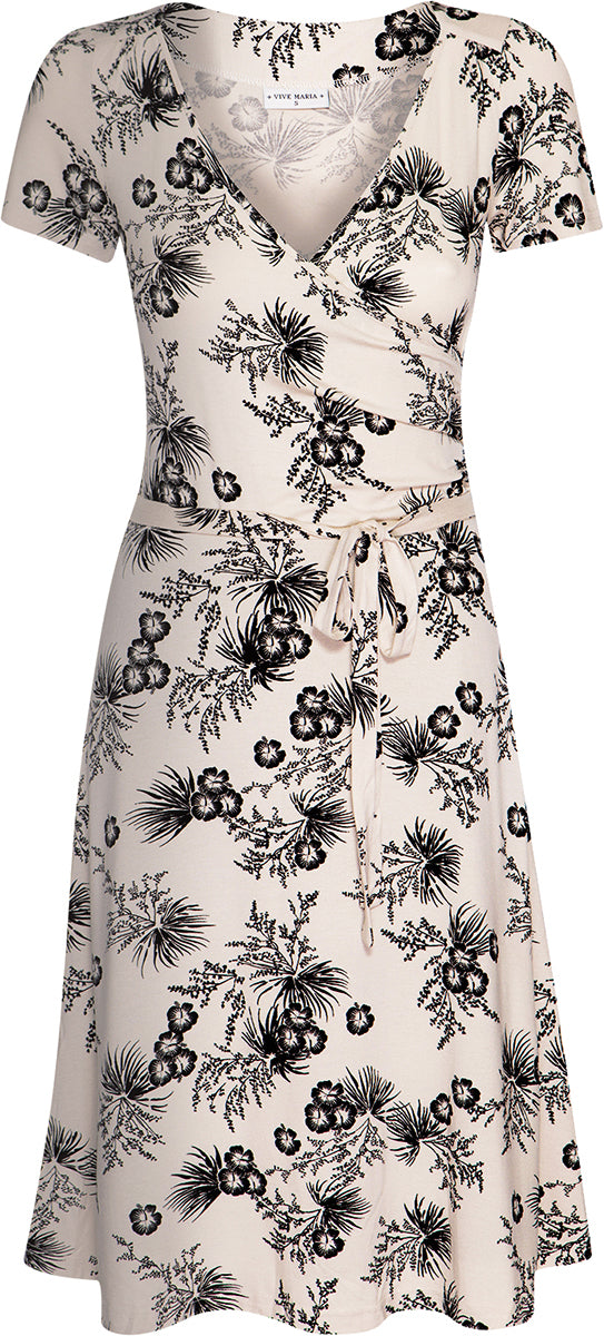 Vive_Maria_HAWAII_BEACH_Tropical_HIBISKUS_Kurzarm_A-Linie_SHIRT_DRESS_Kleid-1