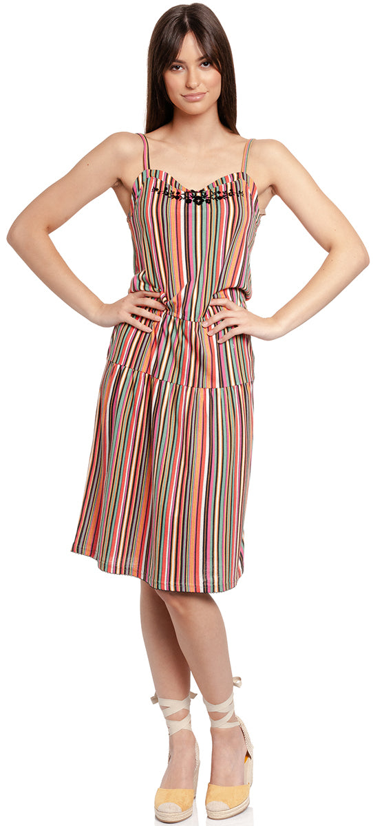 Vive_Maria_MEXICO_50s_STREIFEN_Flock_Blumen_TRaeGER_A-Linie_SHIRT_DRESS_Kleid_killer_kirsche_1MMZ7hxvHom2qx