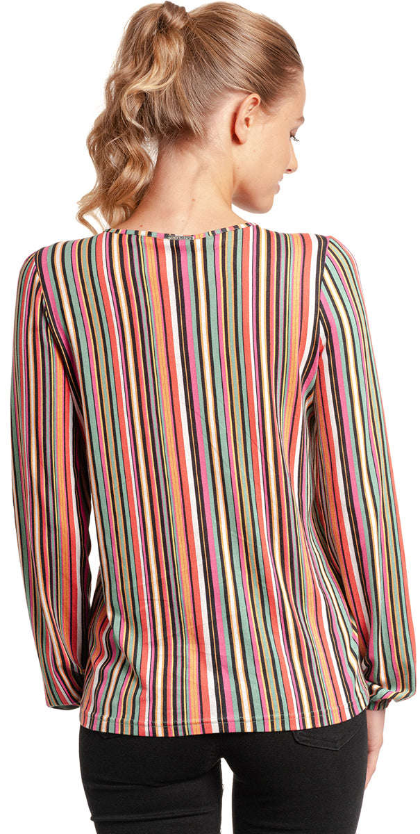 Vive_Maria_MEXICO_Vintage_STREIFEN_Flock_Blumen_Oberteil_BLUSE_Tunikashirt_killer_kirsche_2
