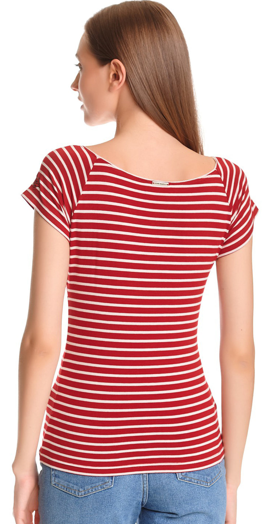 Vive_Maria_MY_CAPRI_Sailor_50s_STREIFEN_Knot_Tie_SHIRT_Oberteil_Rot_killer_kirsche_3