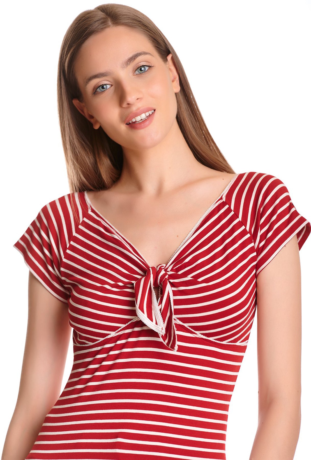 Vive_Maria_MY_CAPRI_Sailor_50s_STREIFEN_Knot_Tie_SHIRT_Oberteil_Rot_killer_kirsche_4