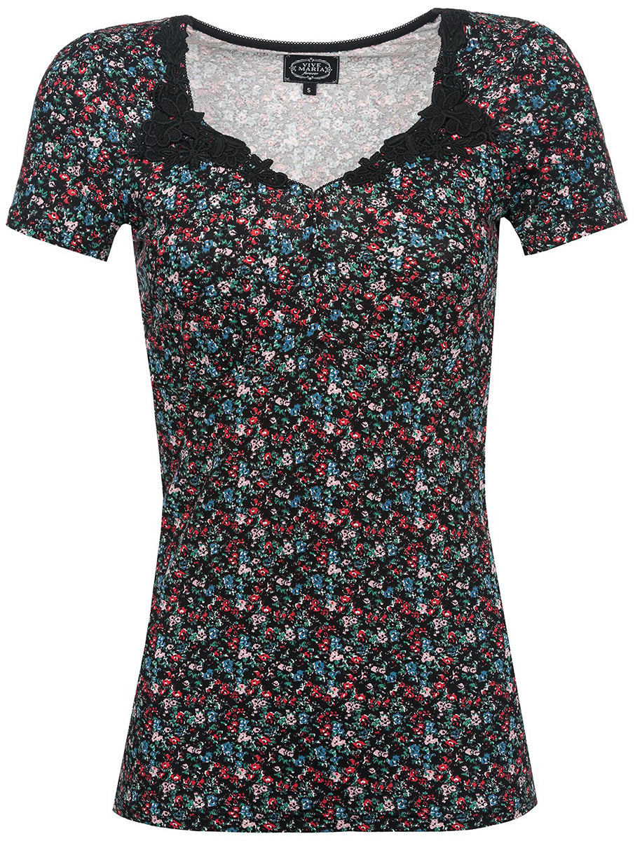 Vive_Maria_PICNIC_Vintage_Floral_BLUMEN_Crochet_Kurzarm_SHIRT_Oberteil-3