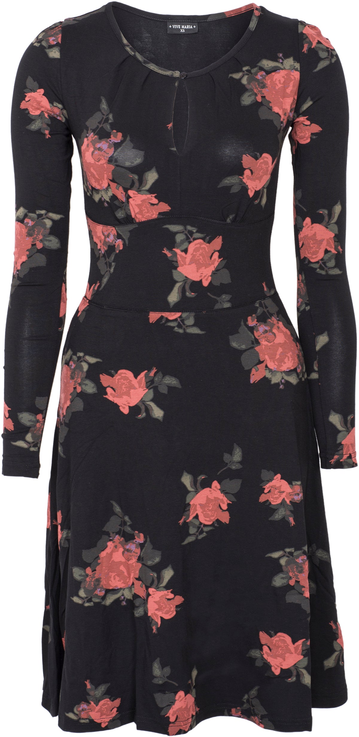 Vive_Maria_RED_ROSE_Vintage_ROSEN_Floral_DRESS_Kleid-1