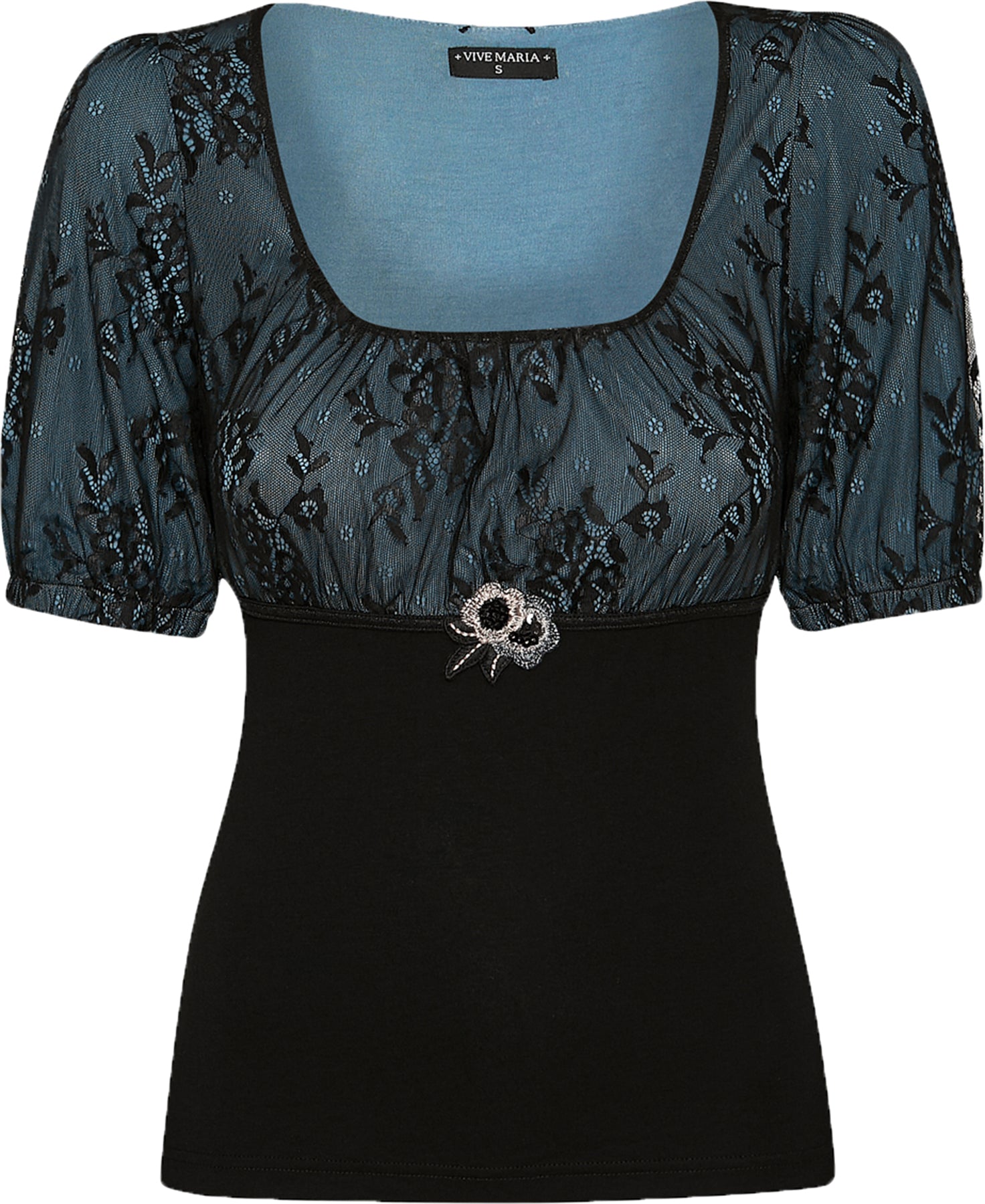 Vive_Maria_REGENCY_Vintage_SPITZE_Floral_Lace_Kurzarm_BLUSENSHIRT_Top_Oberteil_Killer_Kirsche-4