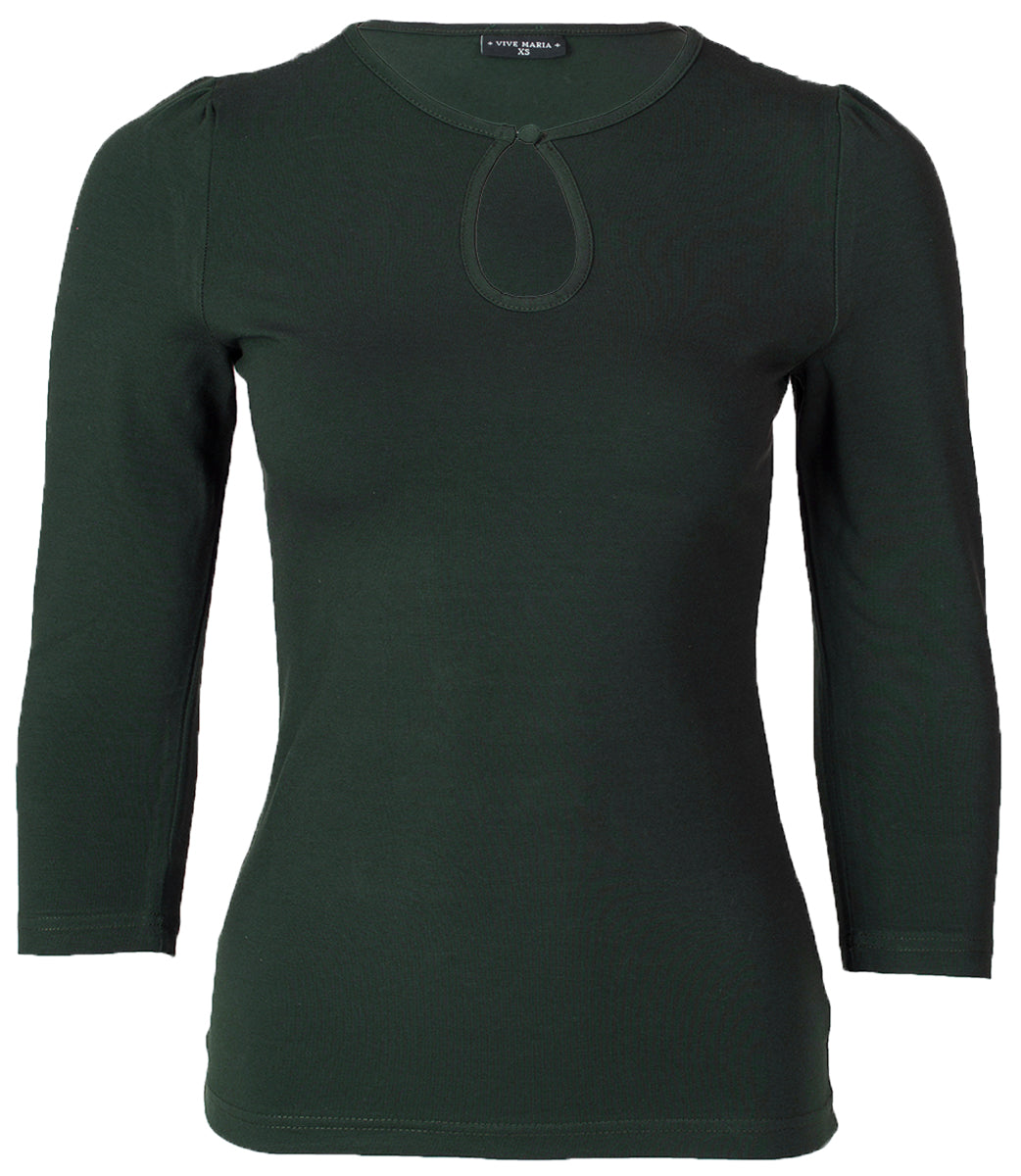Vive_Maria_ROMANCE_Vintage_PEEPHOLE_3_4_Arm_Retro_SHIRT_Oberteil
