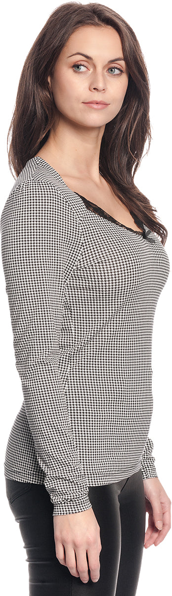 Vive_Maria_SOPHIA_Vintage_HAHNENTRITT_Dogtooth_Langarm_LACE_SHIRT_Oberteil-2