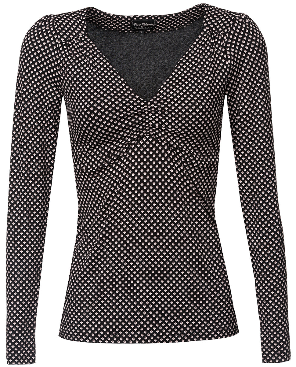 Vive_Maria_SWEET_LITTLE_DIAMONDS_Vintage_V-NECK_Langarm_SHIRT_Oberteil-4NxjJXiwa2qe7i