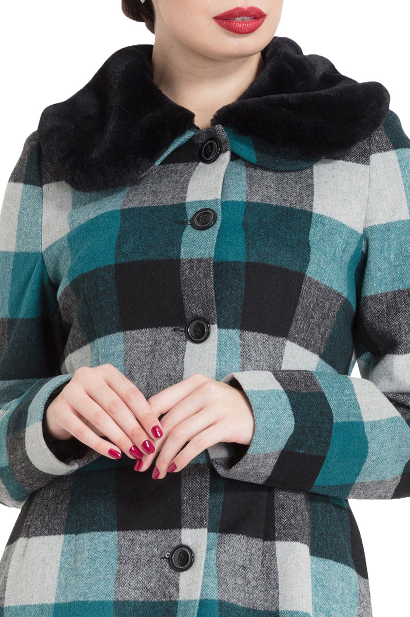 Voodoo_Vixen_BEATRICE_WOOLLY_Vintage_KARO_Fake_Fur_COAT_Mantel-5