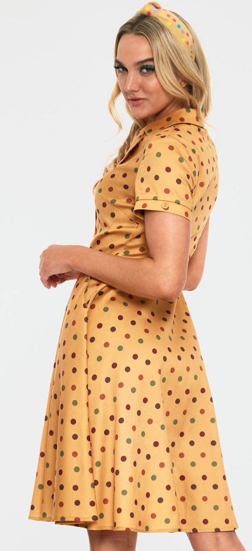 Voodoo_Vixen_DIANA_50s_POLKA_DOT_V-Neck_Kurzarm_SWING_DRESS_Hemdkleid_killer_kirsche_5tAqeaSuVY5aeO