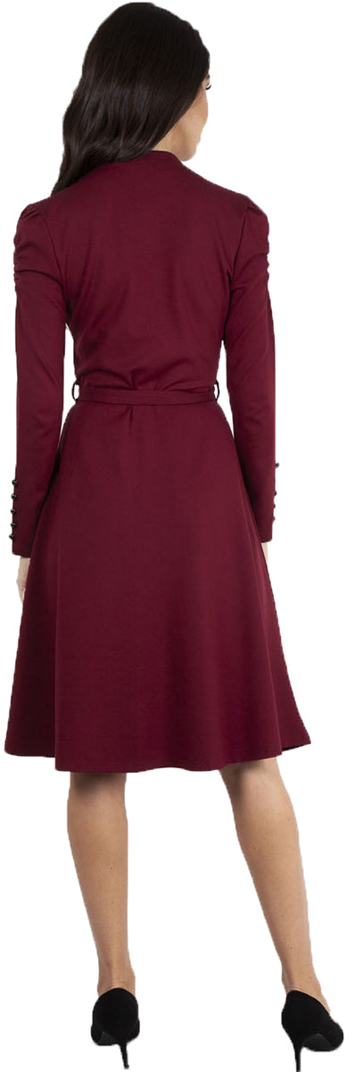 Voodoo_Vixen_DITHA_Vintage_PEEPHOLE_Langarm_50s_Swing_Dress_KLEID_Bordeaux-3
