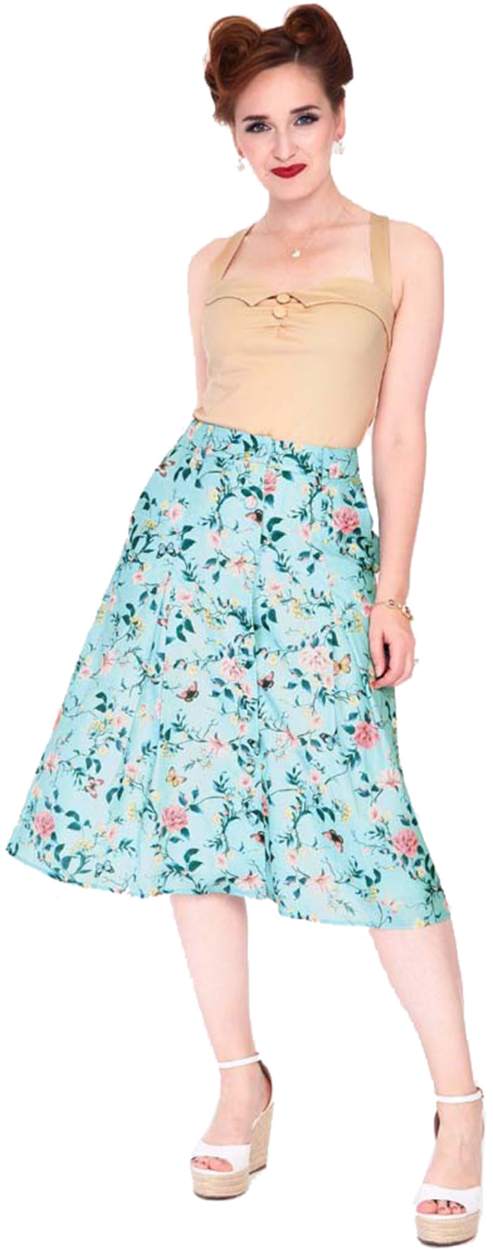 Voodoo_Vixen_Ditsy_butterfly_print_button_front_midi_skirt_Flowers_Blueten_SWING_SKIRT_Rock_killer_kirsche_0hUCm1oTo9zGs1