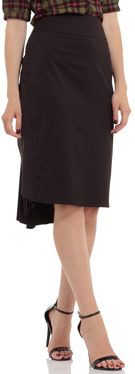 Voodoo_Vixen_ELAINE_Dipped_Hem_PLEATED_Vintage_PENCIL_SKIRT_Bleistiftrock-3