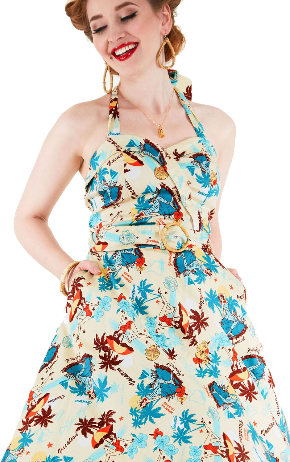 Voodoo_Vixen_Ella_Tropical_Print_Halter_Blumen_neckholder_Retro_SWING_DRESS_Kleid_killer_kirsche_23RoJufzPiqDuZ