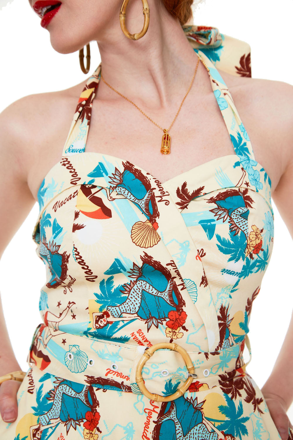 Voodoo_Vixen_Ella_Tropical_Print_Halter_Blumen_neckholder_Retro_SWING_DRESS_Kleid_killer_kirsche_4AwYye1dTQPYIz