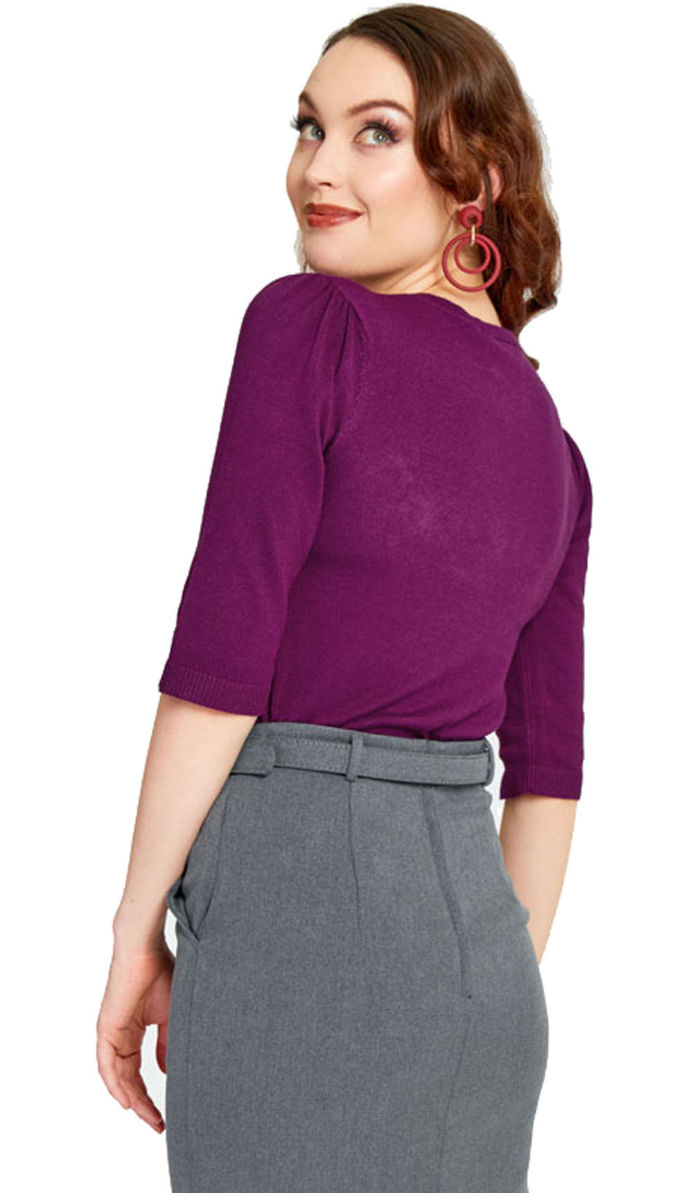 Voodoo_Vixen_FLORAL_ARGYLE_Pin_Up_50s_Vintage_SWEATER_Knitted_Pullover__Jumper_-_Aubergine-5Ok90hldsoSvnB