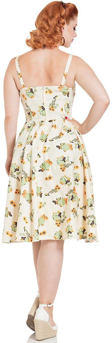 Voodoo_Vixen_MARIA_Kaktus_CACTUS_Bird_SUNFLOWER_Traeger_Dress_KLEID-3