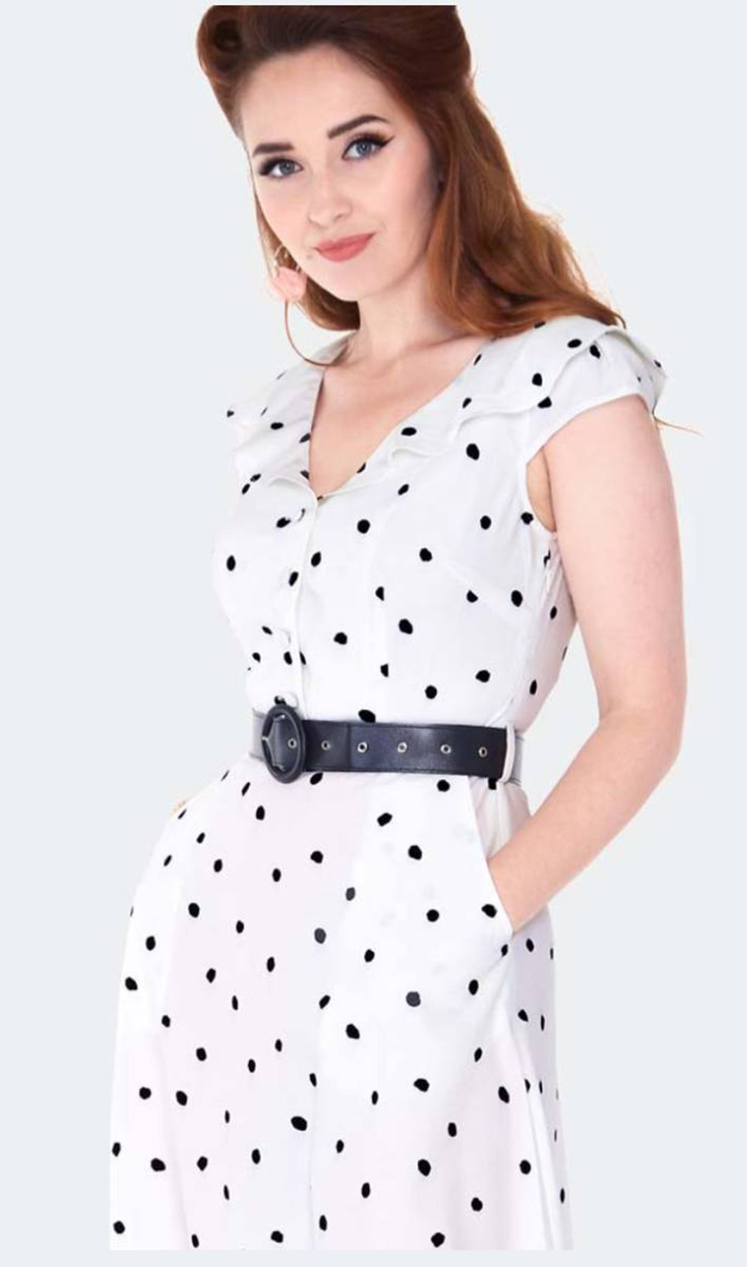 Voodoo_Vixen_POLKA_Dots_Punkte__50s_Vintage_SWING_DRESS_Kleid_killer_kirsche_58A2uAtOtZseTe