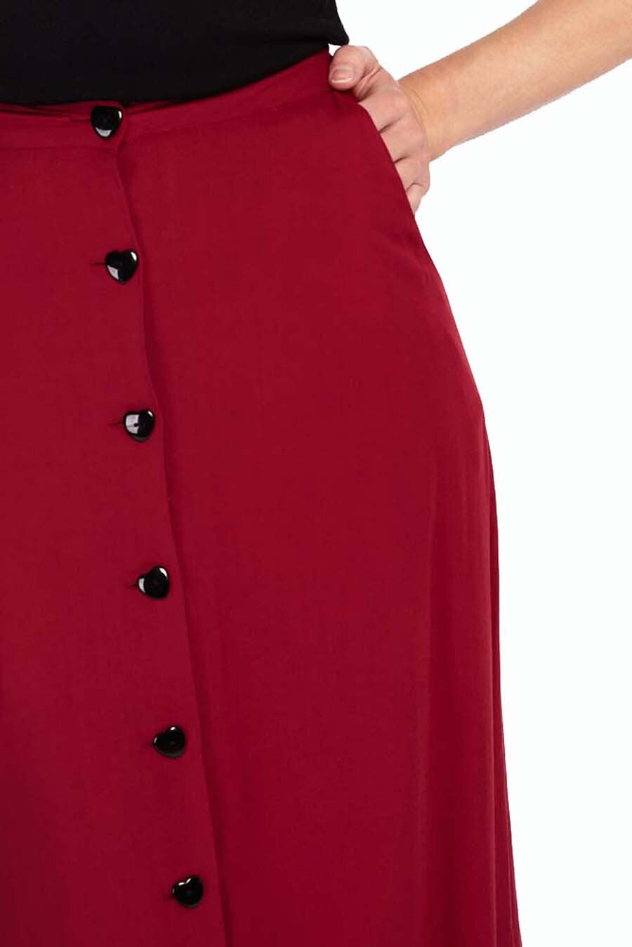 Voodoo_Vixen_RED_HEART_Button_Front_50s_ALINIE_ROCK_Midi_Skirt_Rot-4E1B9w6dceUVUM