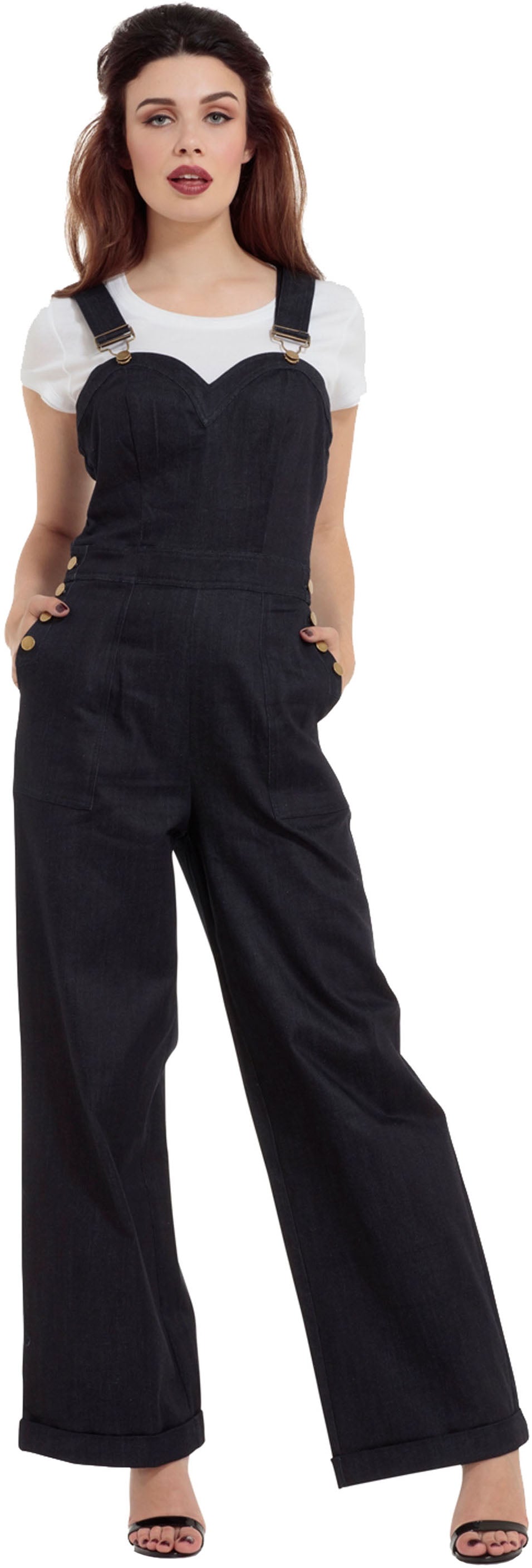 Voodoo_Vixen_ROSIE_Denim_Marlene_Vintage_DUNGAREE_Jeans_Latzhose