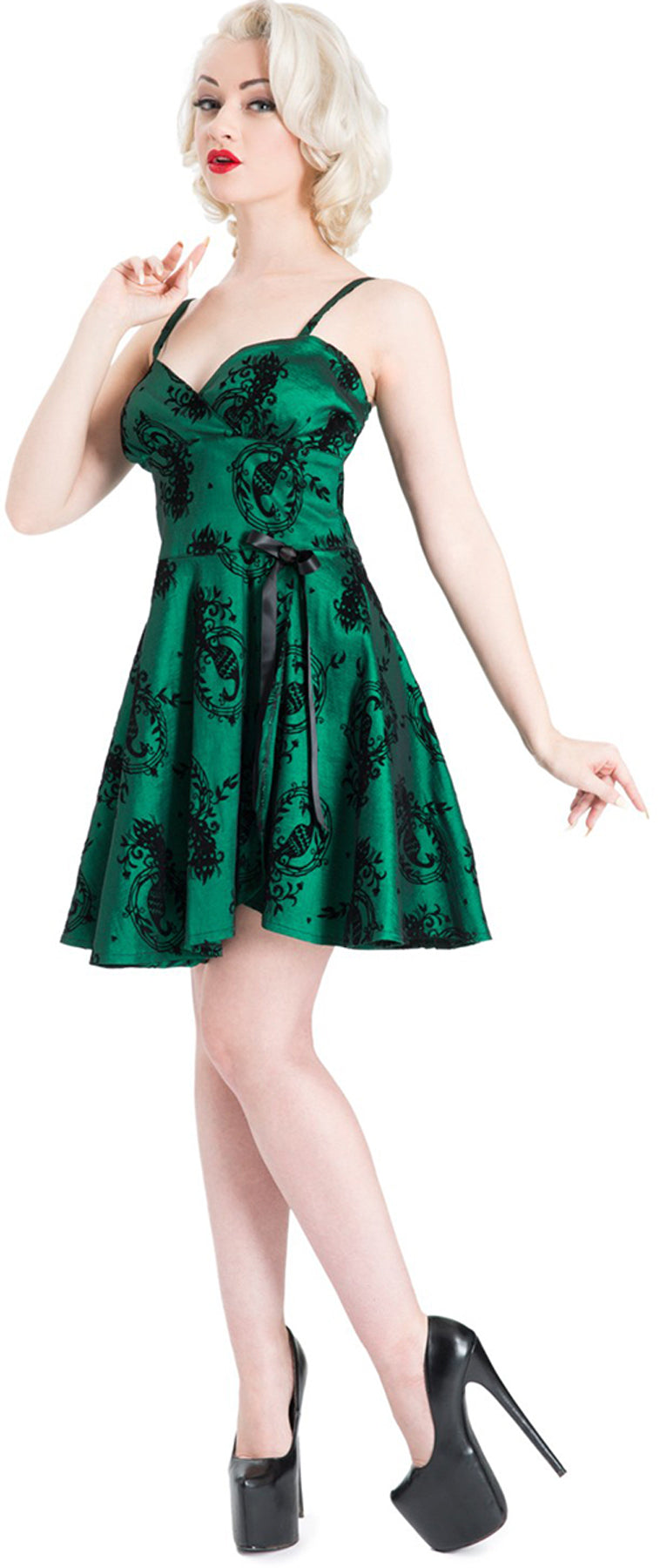 Voodoo_Vixen_SALLY_TAFFETA_Pfau_PEACOCK_Vintage_Swing_Dress_KLEID_killer_kirsche_1
