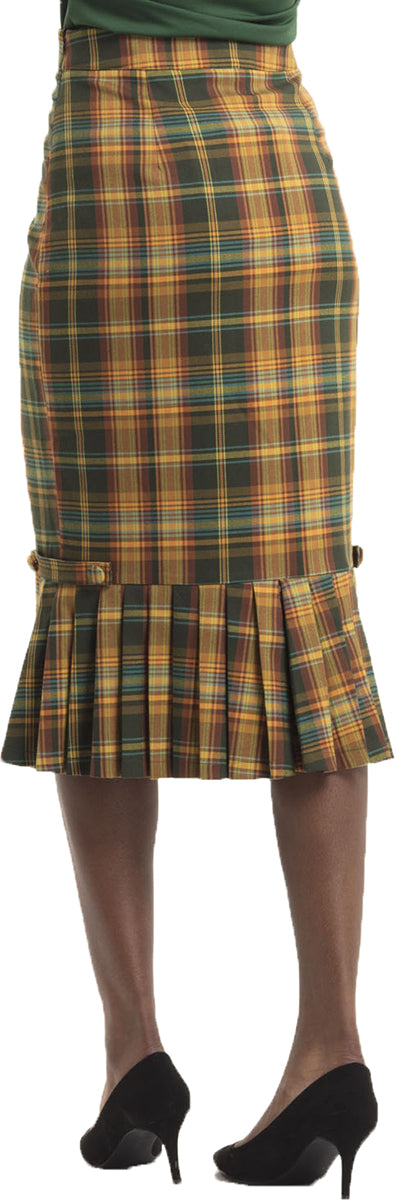 Voodoo_Vixen_STELLA_Pleated_TARTAN_Karo_40s_PENCIL_SKIRT_Bleistiftrock-2