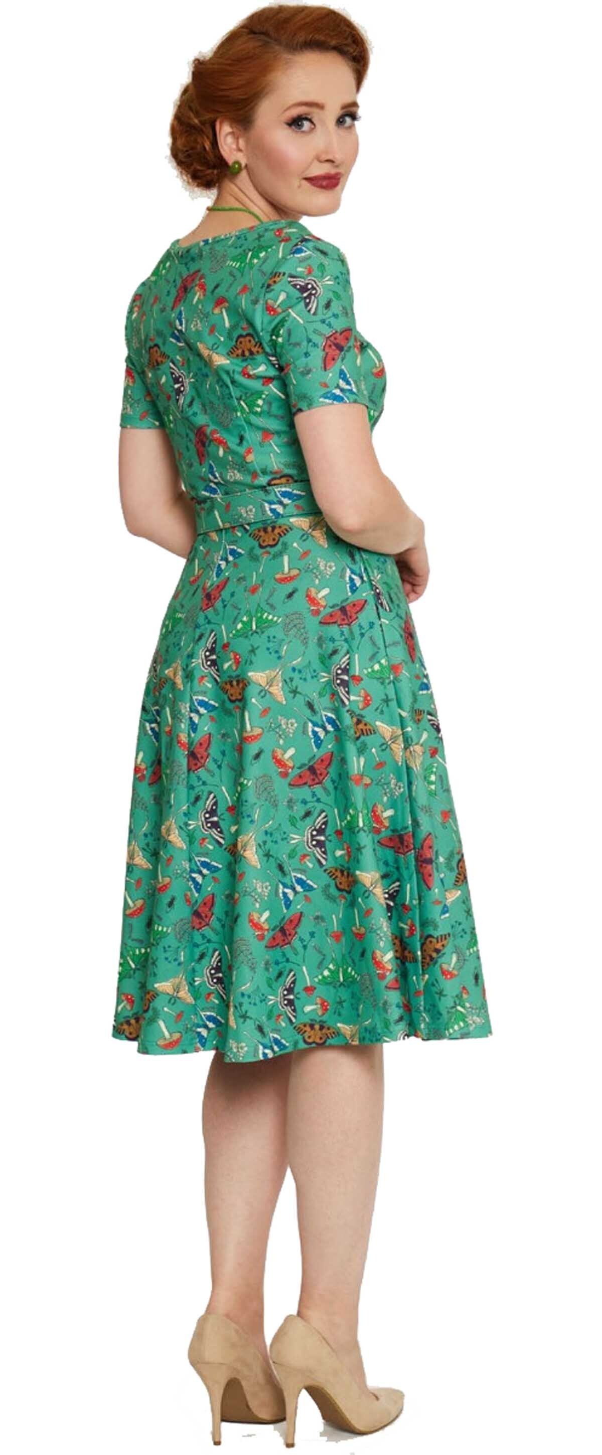Voodoo_Vixen_WOODLAND_PRINT_Vintage_Mushrooms_50s_Classic_Retro_SWING_Flare_DRESS_Kleid_-_Gruen-5