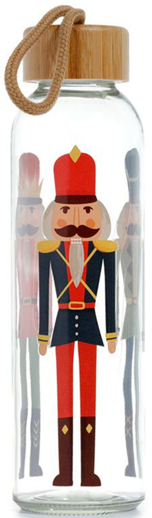 Weihnachten_Nussknacker_500ml_wiederverwendbare_Glaswasserflasche_mit_Bambusdeckel_killer_kirsche_4