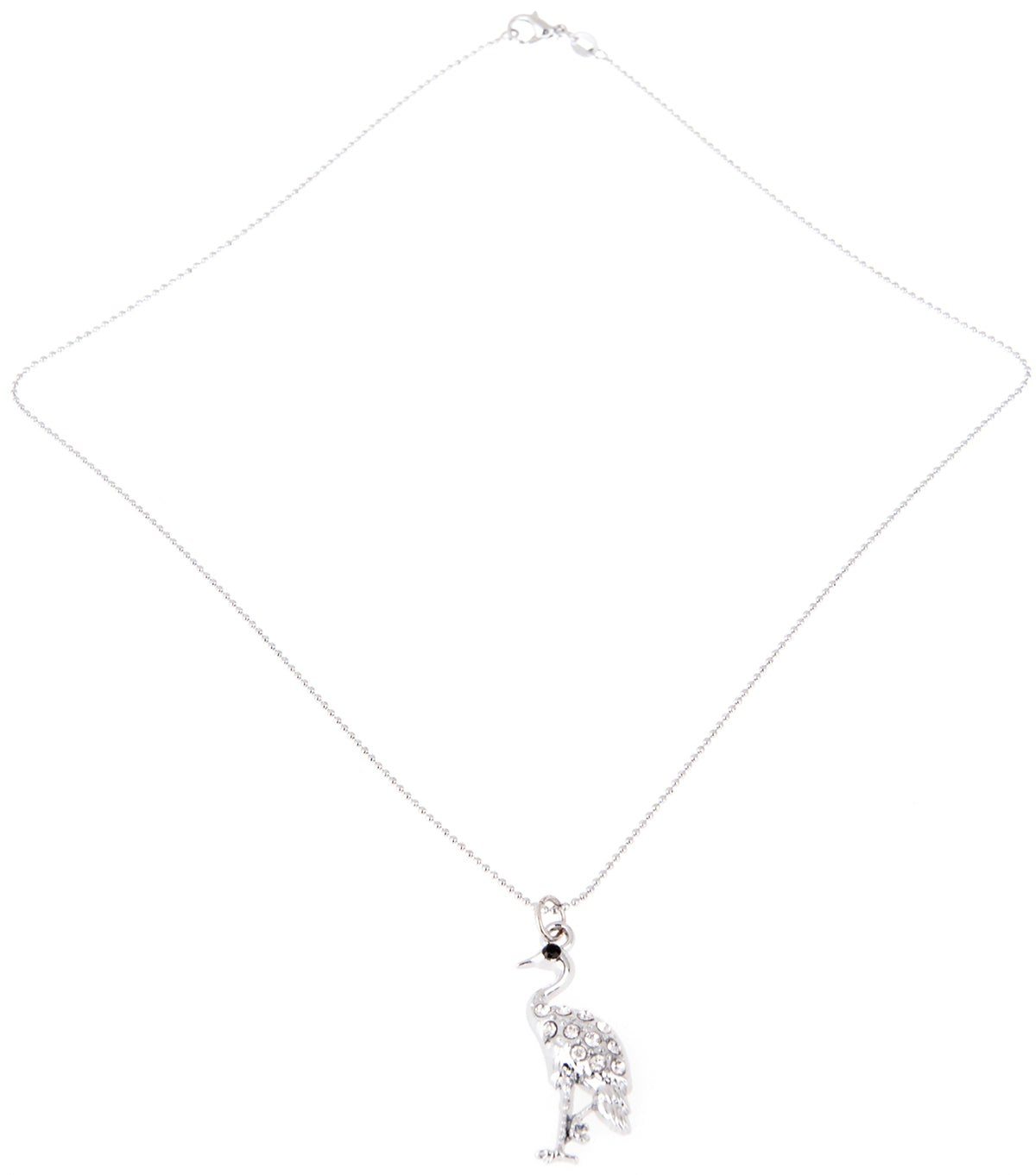 Zarter_FLAMINGO_Strass_Glitzerstein_Retro_HALSKETTE2cEdQYTSbtGtvR