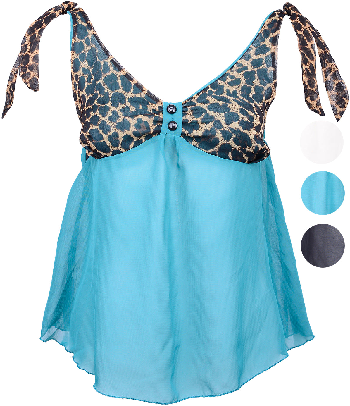 Zartes_LEOPARD_Leo_Chiffon_Babydoll_TOP_koll74lyRt817v7Mm