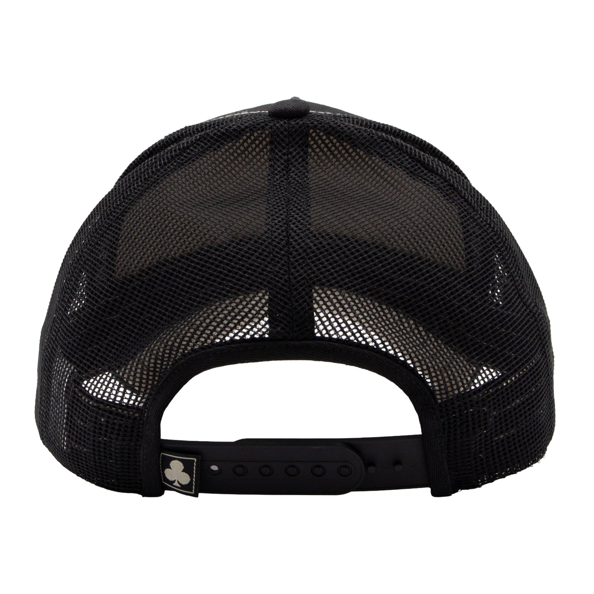 King Kerosin  «Never Fuck a Fucker» Oldschool Trucker Cap - Schwarz