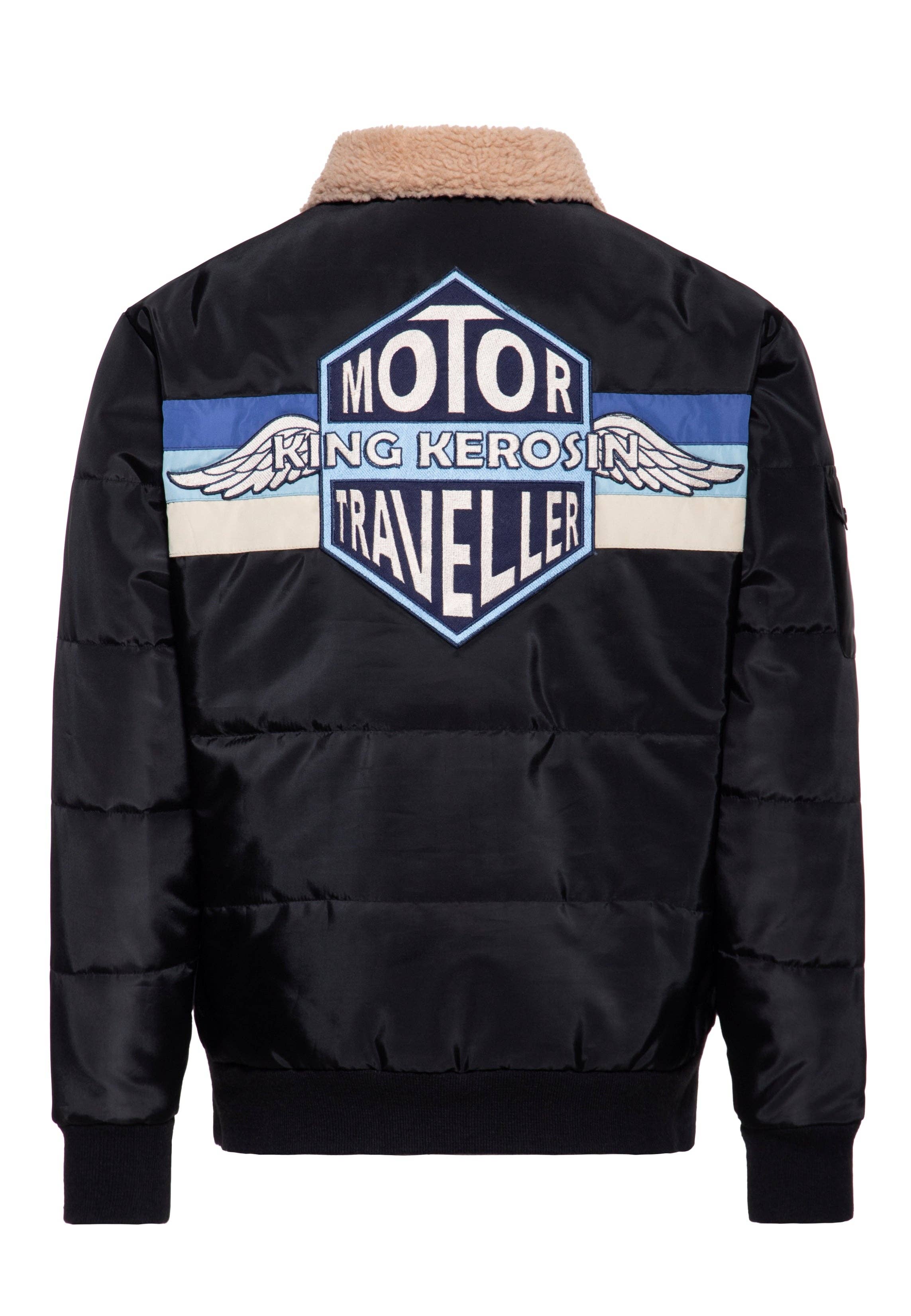 King Kerosin «Motor Traveller» Oldschool Retro Denver-Colorado Steppjacke / Winterjacke