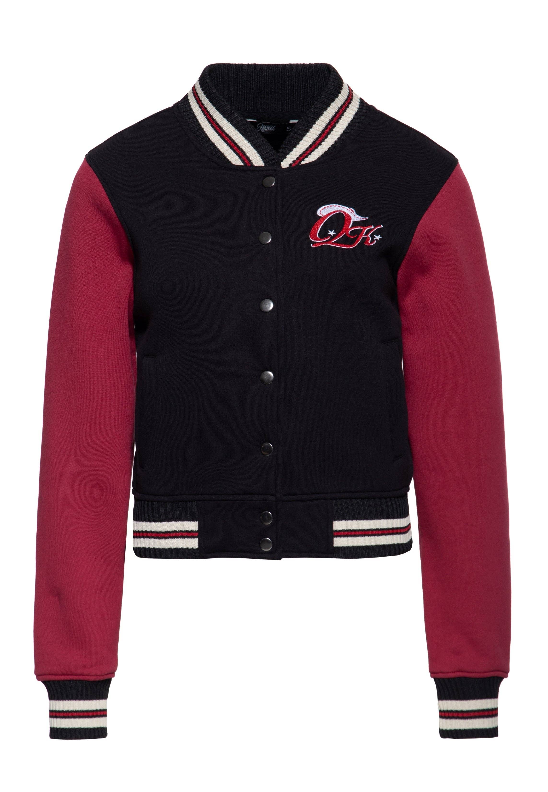 Queen Kerosin «Rebel at Heart» Oldschool Howdy Western Cowgirl Cat Collegejacke