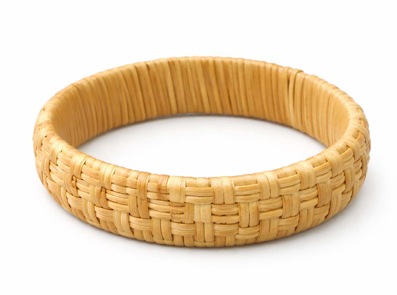 Killer Kirsche «Tiki Bamboo» Vintage Tropical Rattan Armreif - verschiedene Farben